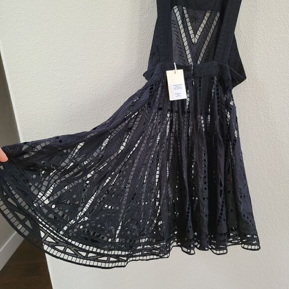 NWT Magali Pascal Tangier Eyelet Mini Dress S - Picture 13 of 15